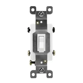 4-Way Toggle Light Switch White