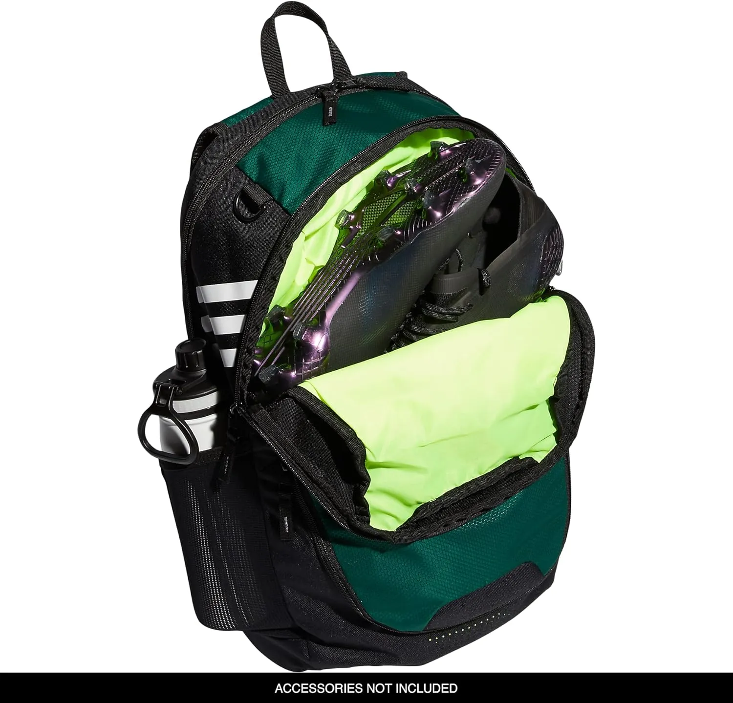 adidas Stadium Team Sports Backpack for Men and Women (36l) Durable Athletic Laptop Bag, Dark Green/3.0, One Size