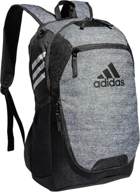 adidas Stadium Team Sports Backpack for Men and Women (36l) Durable Athletic Laptop Bag, Jersey Onix Grey/3.0, One Size