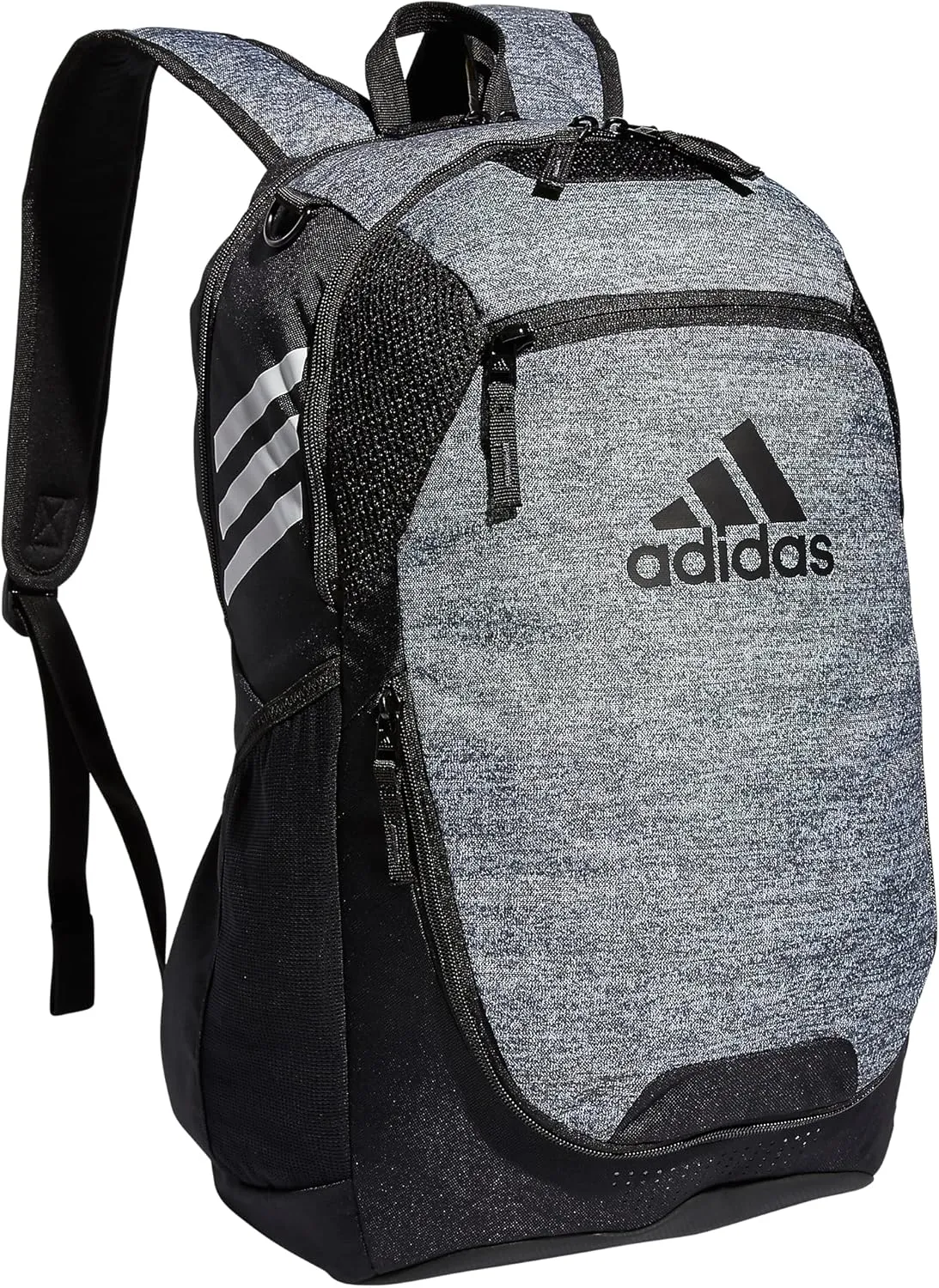 adidas Stadium Team Sports Backpack for Men and Women (36l) Durable Athletic Laptop Bag, Jersey Onix Grey/3.0, One Size