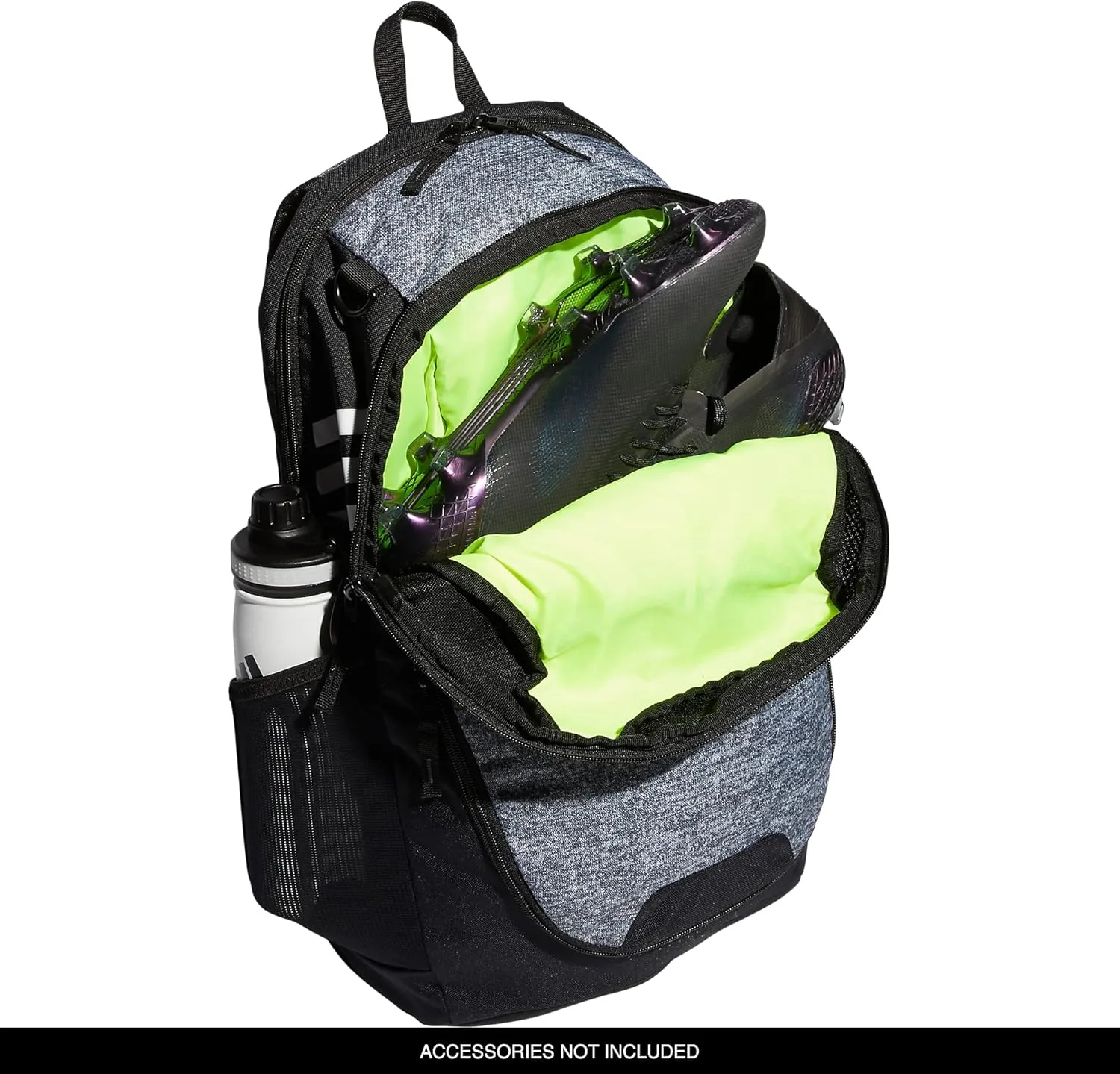 adidas Stadium Team Sports Backpack for Men and Women (36l) Durable Athletic Laptop Bag, Jersey Onix Grey/3.0, One Size