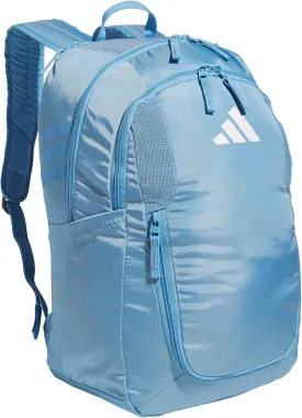 adidas Stadium Team Sports Backpack for Men and Women (36l) Durable Athletic Laptop Bag, Light Blue/4.0, One Size