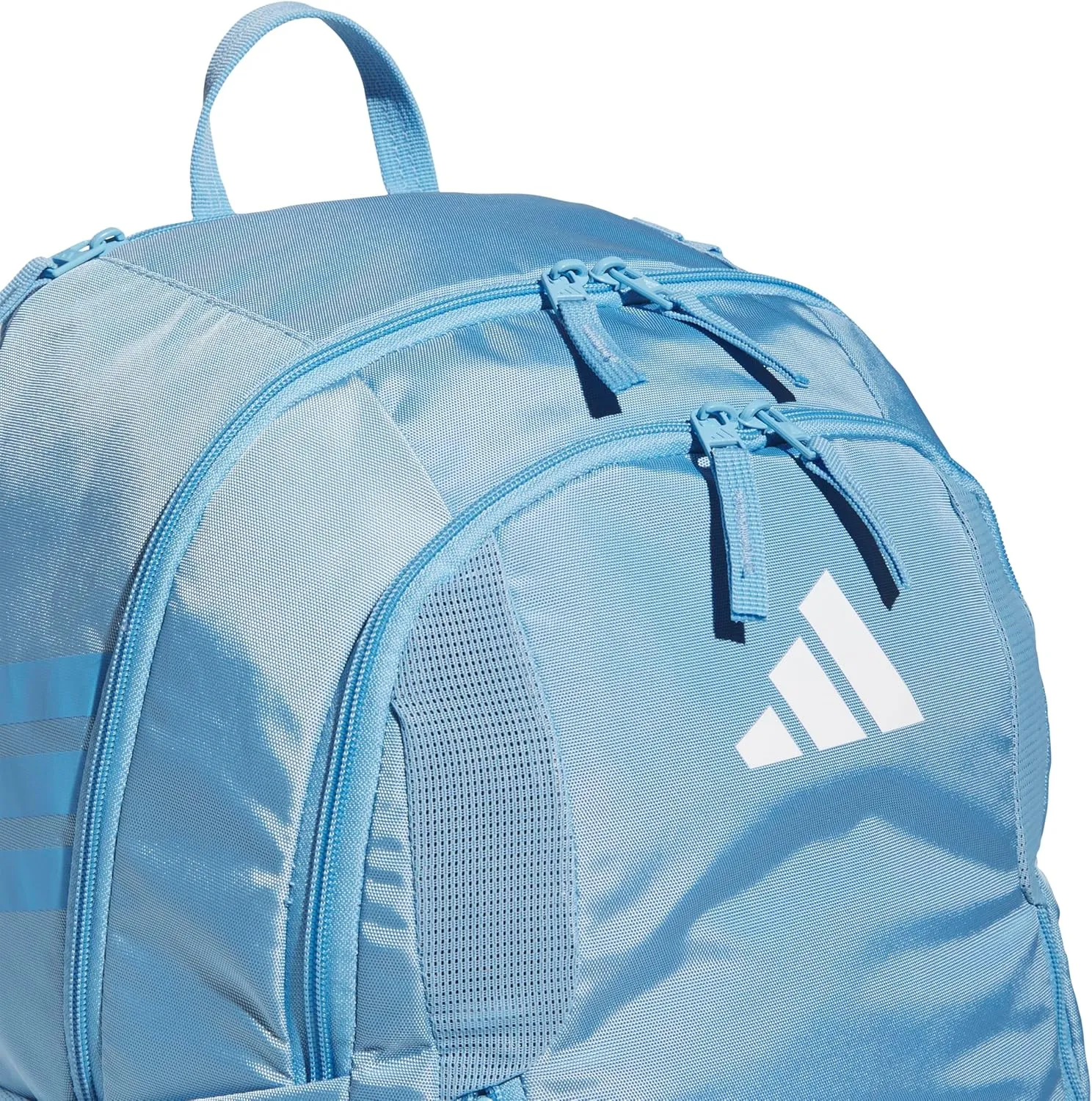 adidas Stadium Team Sports Backpack for Men and Women (36l) Durable Athletic Laptop Bag, Light Blue/4.0, One Size