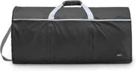 Amazon Basics 32" Extra Large Foldable Duffle Bag for Travel & Storage, with Exterior/Interior Zippered Pockets, Lightweight/Durable Nylon Material, 50-LBS Capacity, 9254 Cubic Inch (150L), Black