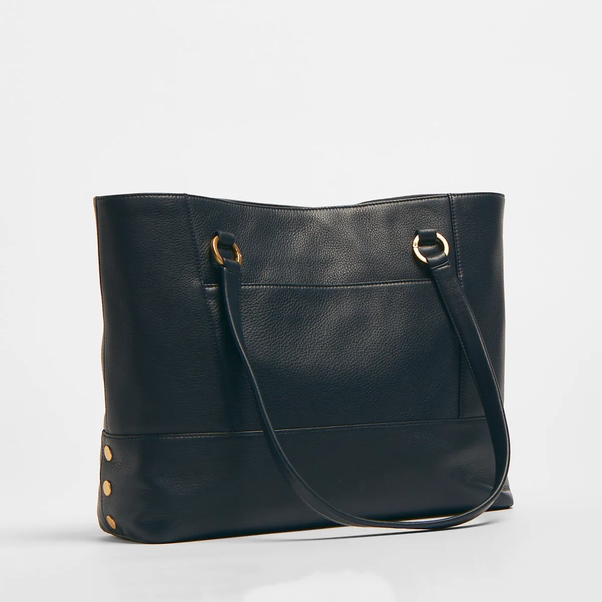 Andersen Tote - Navy Tides Brushed Gold