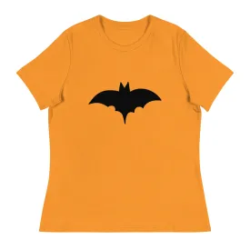 Bat Silhouette Halloween Women's Relaxed T-Shirt