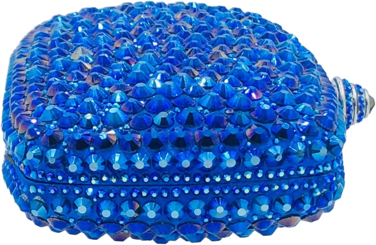 Boutique De FGG Crystal Clutch Purse with Spikes Women Evening Bags Party Rhinestone Clutch Bag Wedding Prom Handbags,Mini