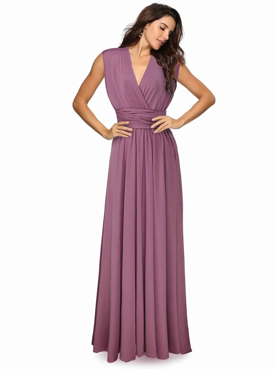 Convertible Warp Maxi Dress Multi Way Wear Party Wedding Bridesmaid Long Dresses
