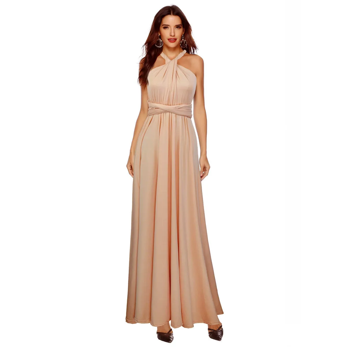 Convertible Warp Maxi Dress Multi Way Wear Party Wedding Bridesmaid Long Dresses