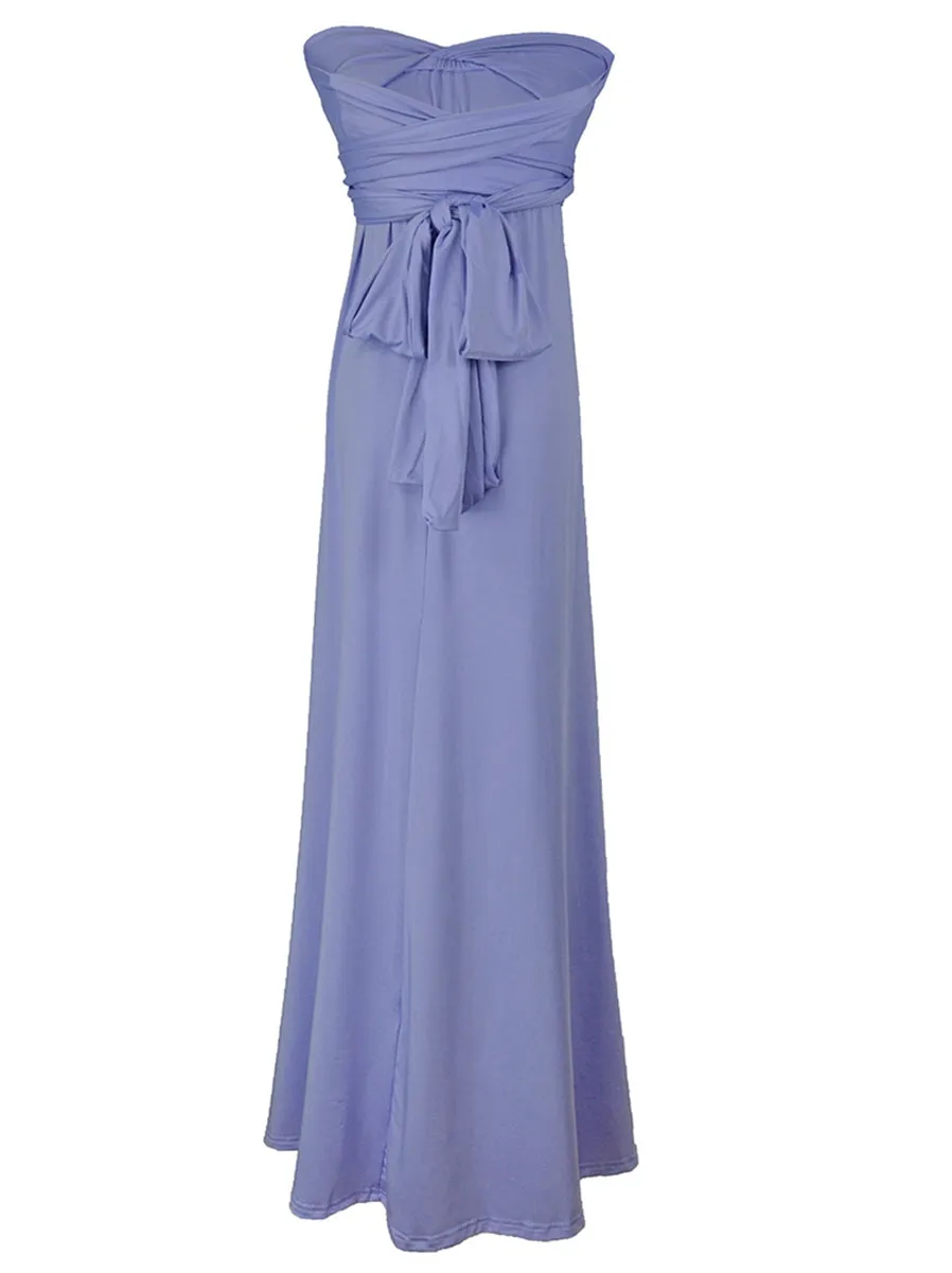 Convertible Warp Maxi Dress Multi Way Wear Party Wedding Bridesmaid Long Dresses
