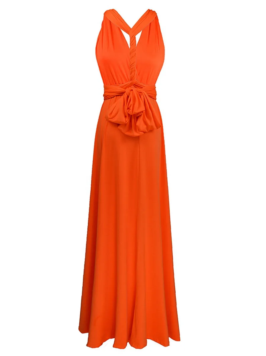 Convertible Warp Maxi Dress Multi Way Wear Party Wedding Bridesmaid Long Dresses