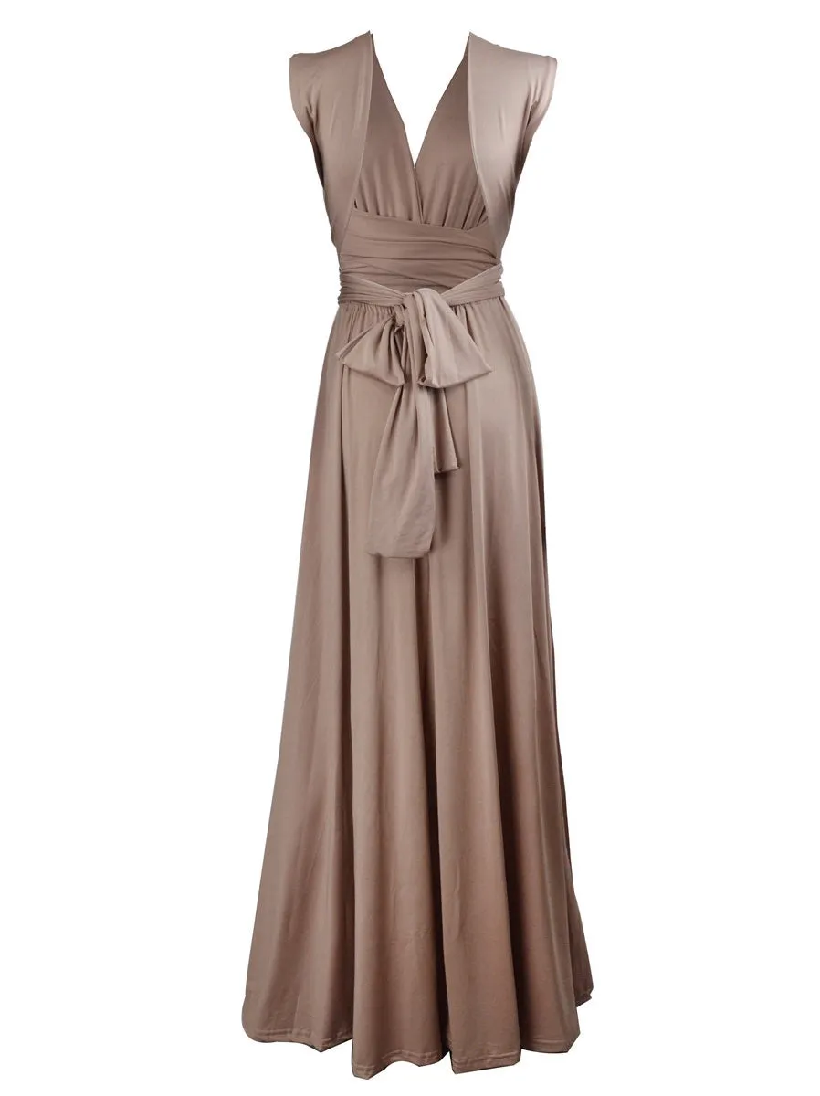 Convertible Warp Maxi Dress Multi Way Wear Party Wedding Bridesmaid Long Dresses