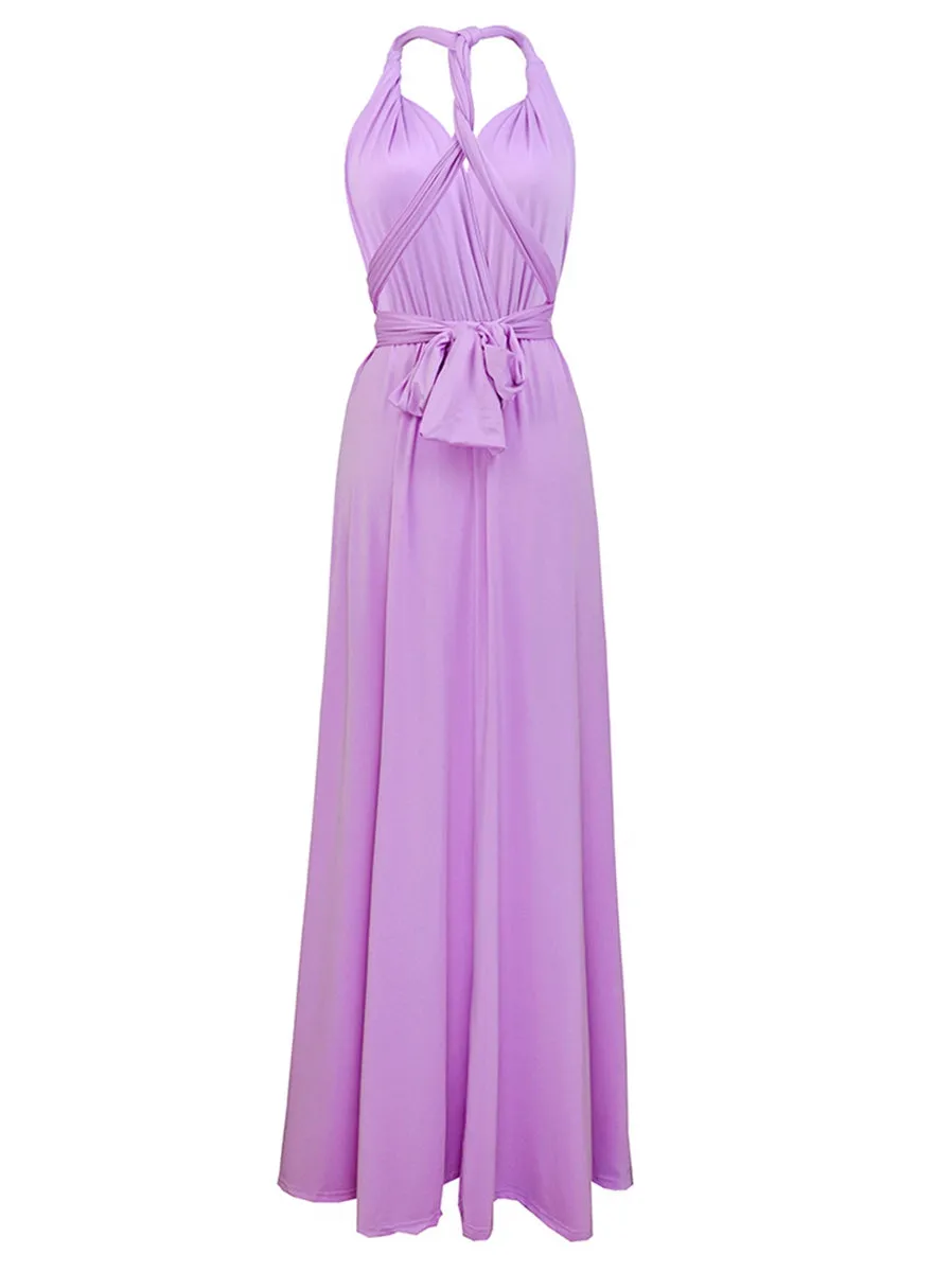 Convertible Warp Maxi Dress Multi Way Wear Party Wedding Bridesmaid Long Dresses
