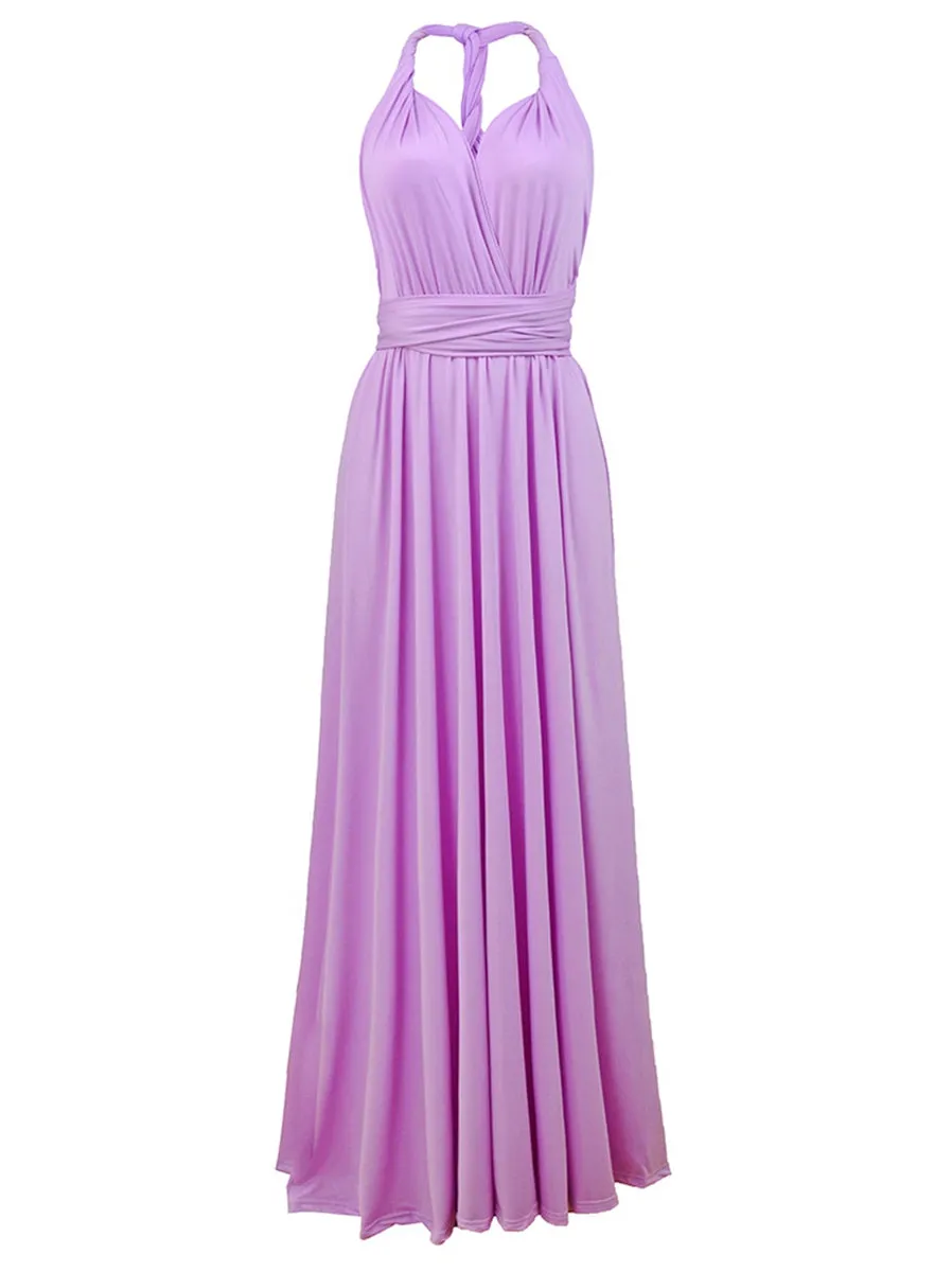 Convertible Warp Maxi Dress Multi Way Wear Party Wedding Bridesmaid Long Dresses