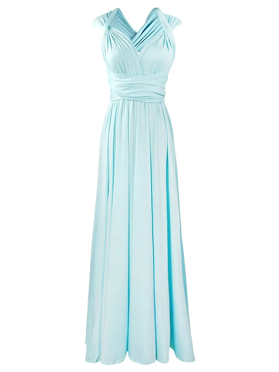Convertible Warp Maxi Dress Multi Way Wear Party Wedding Bridesmaid Long Dresses