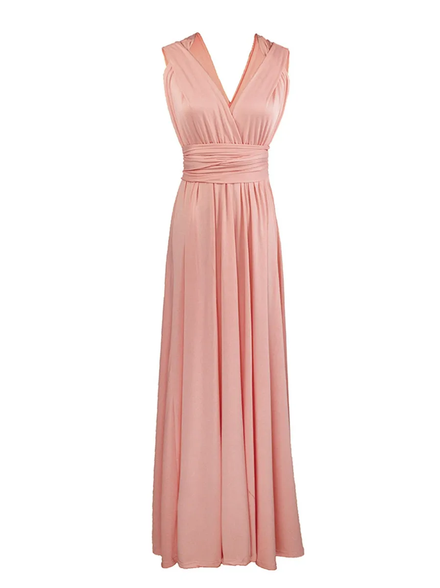 Convertible Warp Maxi Dress Multi Way Wear Party Wedding Bridesmaid Long Dresses