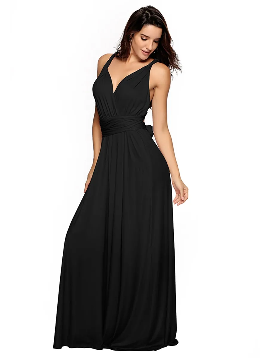 Convertible Warp Maxi Dress Multi Way Wear Party Wedding Bridesmaid Long Dresses