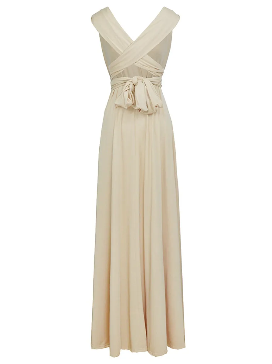 Convertible Warp Maxi Dress Multi Way Wear Party Wedding Bridesmaid Long Dresses