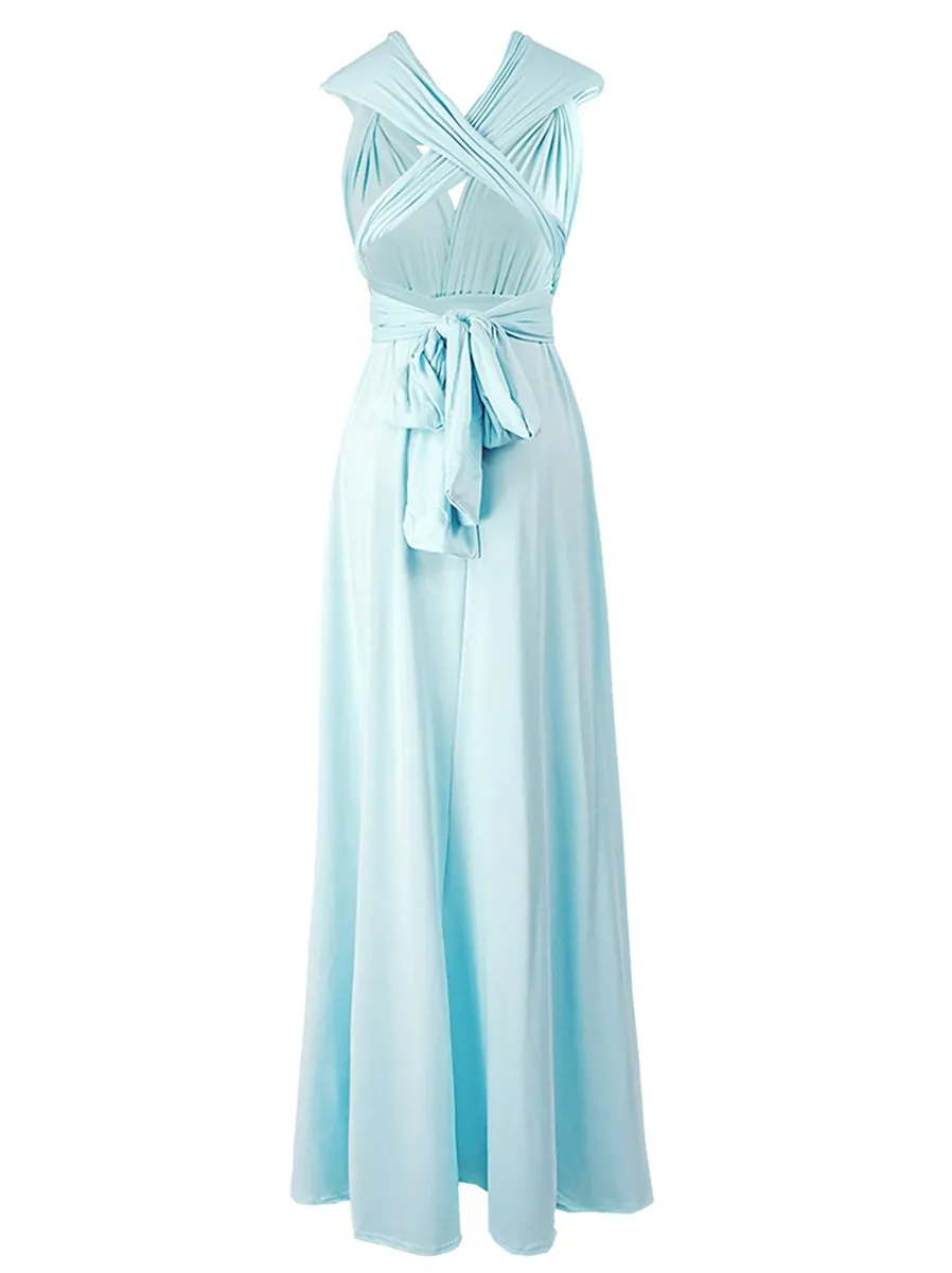 Convertible Warp Maxi Dress Multi Way Wear Party Wedding Bridesmaid Long Dresses