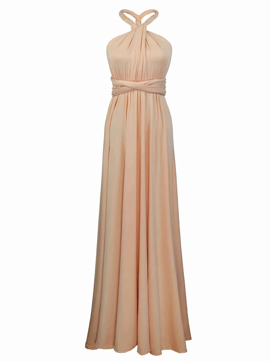 Convertible Warp Maxi Dress Multi Way Wear Party Wedding Bridesmaid Long Dresses