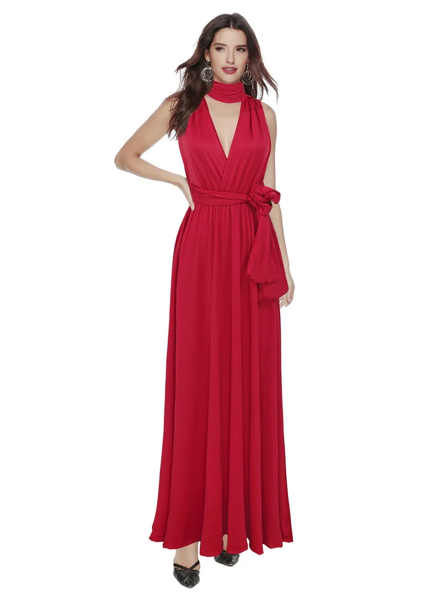Convertible Warp Maxi Dress Multi Way Wear Party Wedding Bridesmaid Long Dresses