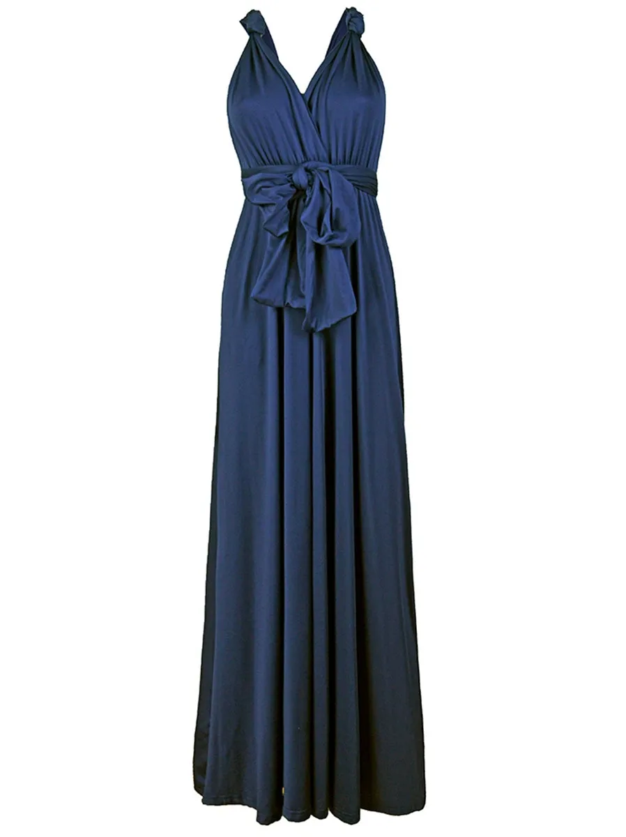 Convertible Warp Maxi Dress Multi Way Wear Party Wedding Bridesmaid Long Dresses