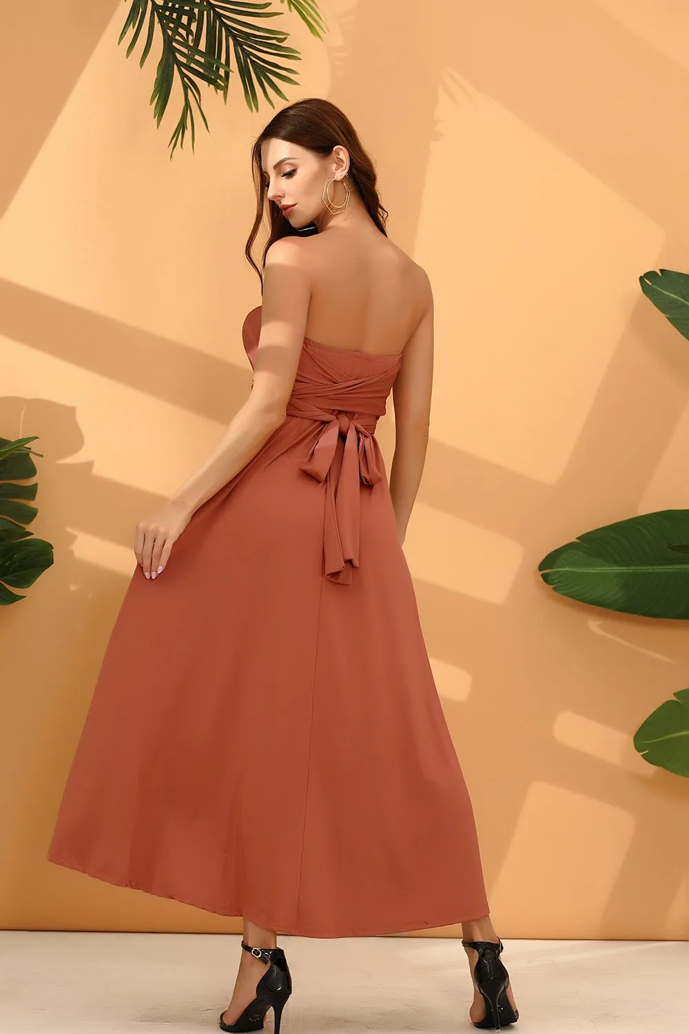 Convertible Warp Maxi Dress Multi Way Wear Party Wedding Bridesmaid Long Dresses
