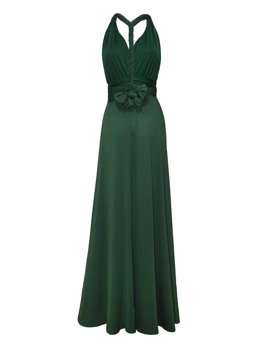 Convertible Warp Maxi Dress Multi Way Wear Party Wedding Bridesmaid Long Dresses