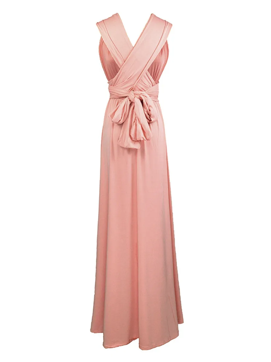 Convertible Warp Maxi Dress Multi Way Wear Party Wedding Bridesmaid Long Dresses