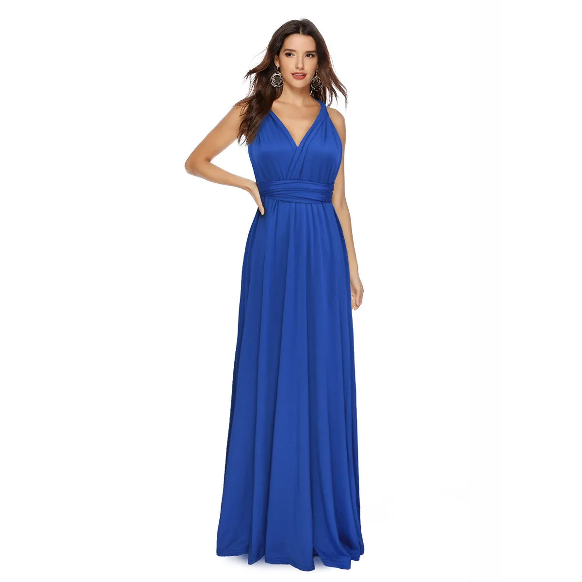 Convertible Warp Maxi Dress Multi Way Wear Party Wedding Bridesmaid Long Dresses