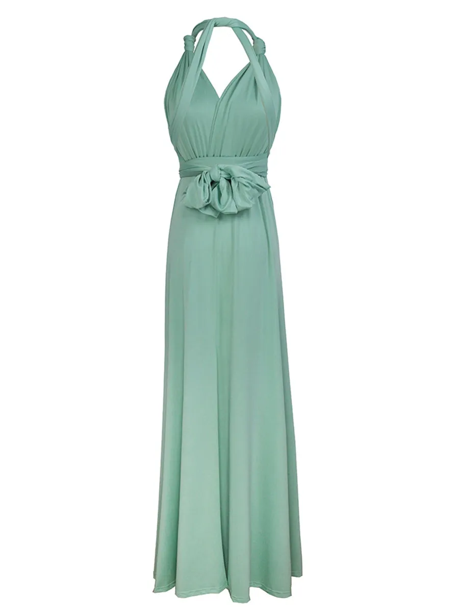 Convertible Warp Maxi Dress Multi Way Wear Party Wedding Bridesmaid Long Dresses