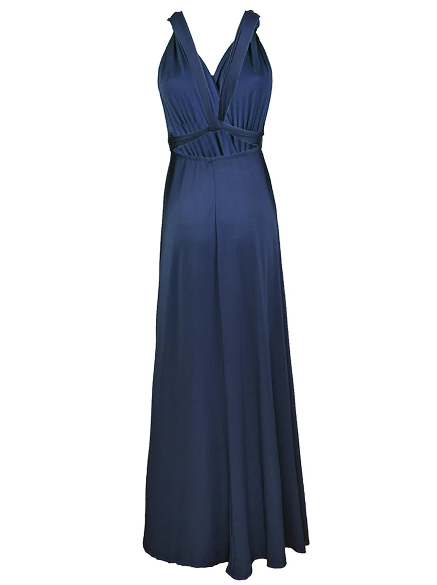 Convertible Warp Maxi Dress Multi Way Wear Party Wedding Bridesmaid Long Dresses