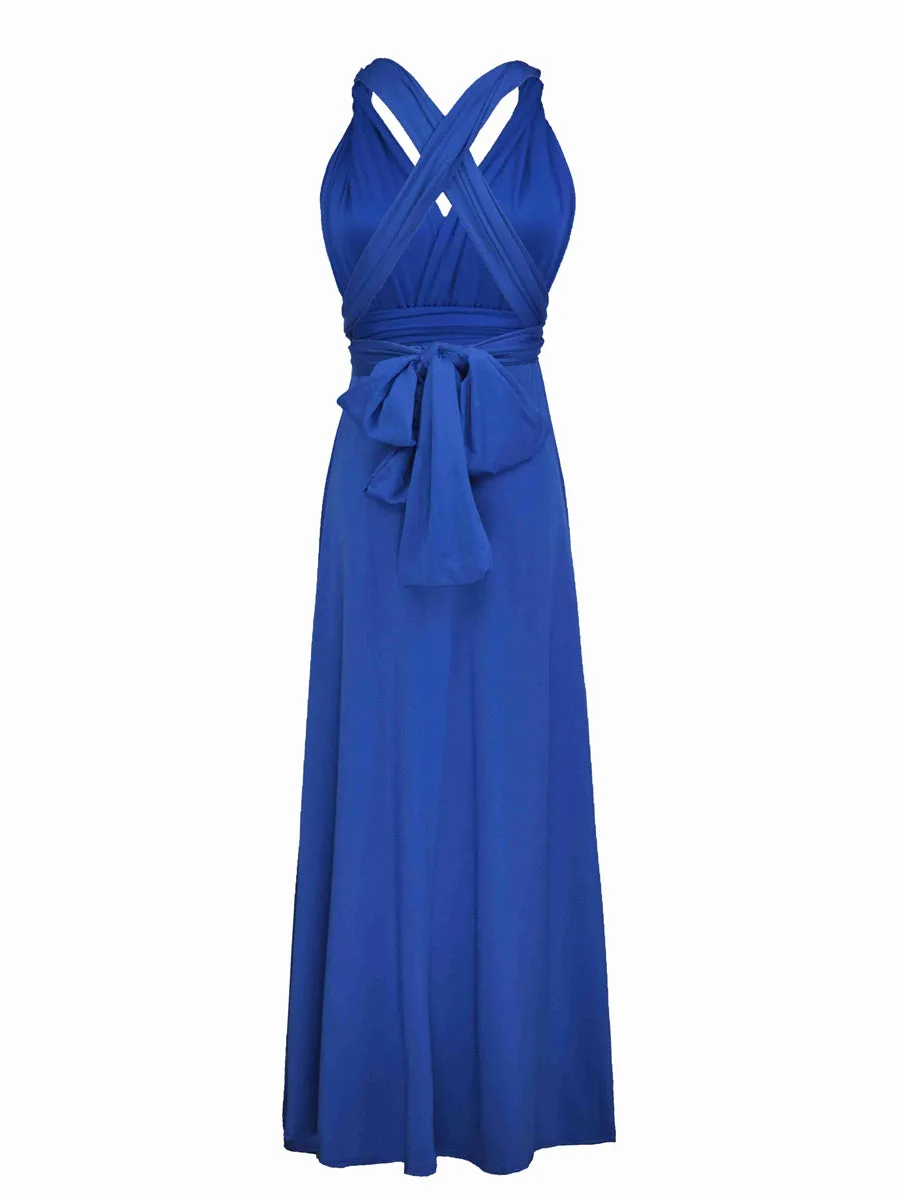 Convertible Warp Maxi Dress Multi Way Wear Party Wedding Bridesmaid Long Dresses