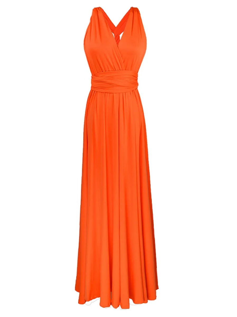 Convertible Warp Maxi Dress Multi Way Wear Party Wedding Bridesmaid Long Dresses