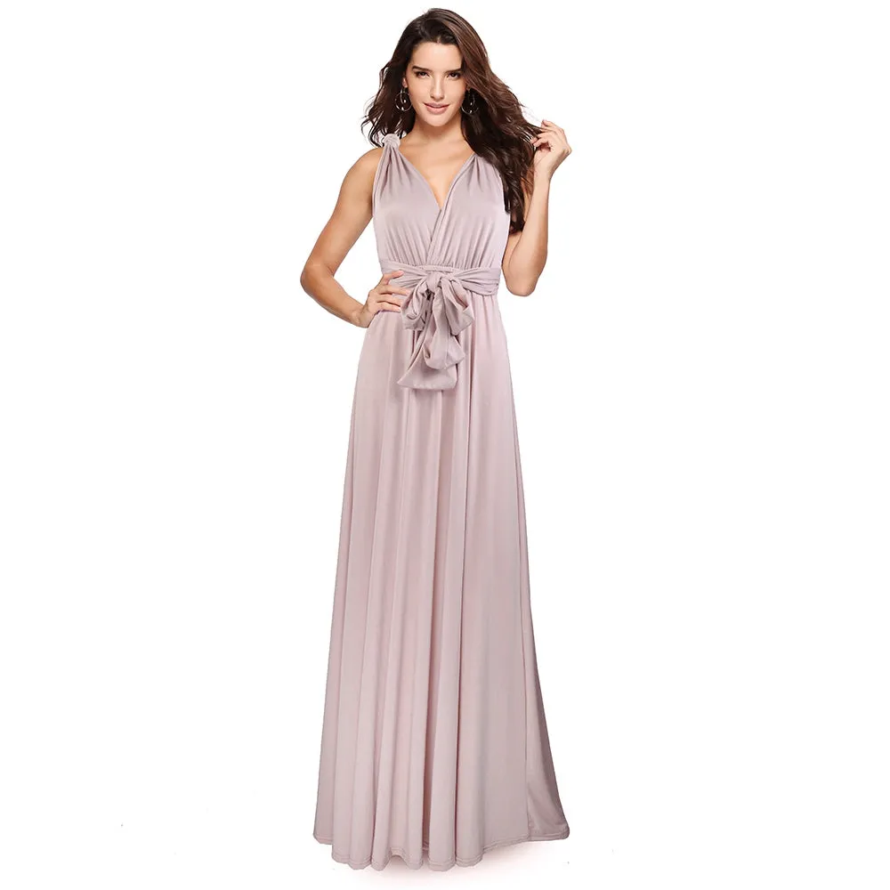 Convertible Warp Maxi Dress Multi Way Wear Party Wedding Bridesmaid Long Dresses