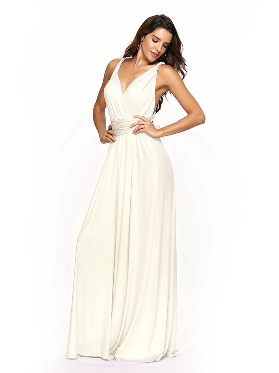 Convertible Warp Maxi Dress Multi Way Wear Party Wedding Bridesmaid Long Dresses
