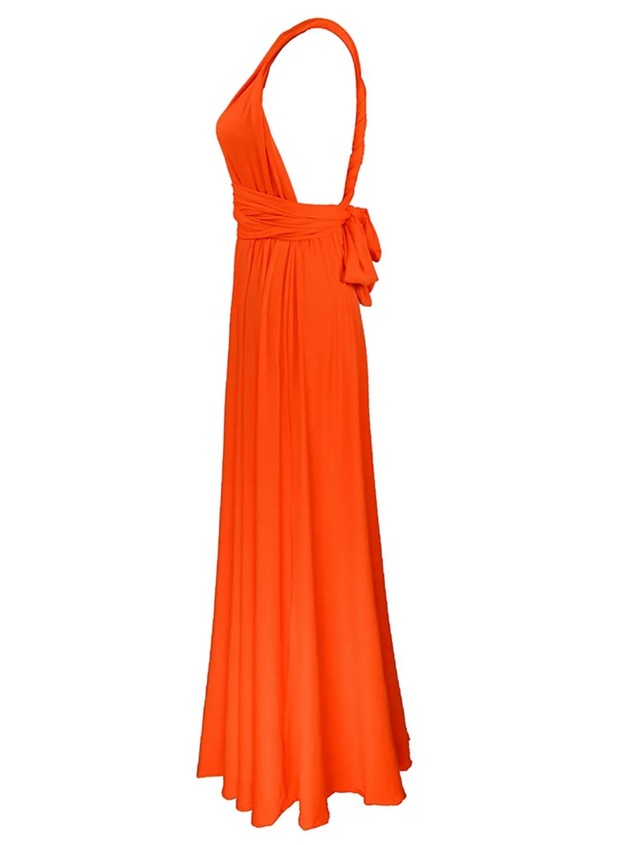 Convertible Warp Maxi Dress Multi Way Wear Party Wedding Bridesmaid Long Dresses