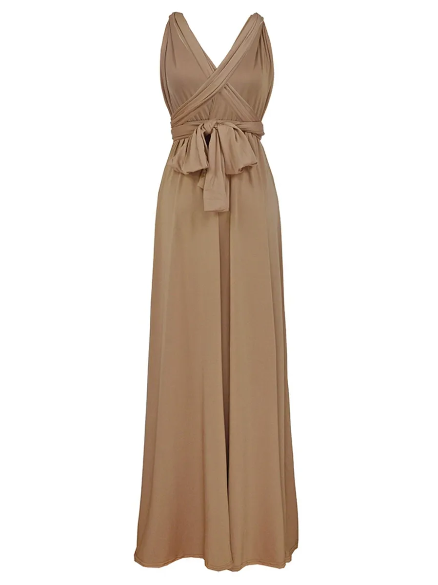 Convertible Warp Maxi Dress Multi Way Wear Party Wedding Bridesmaid Long Dresses