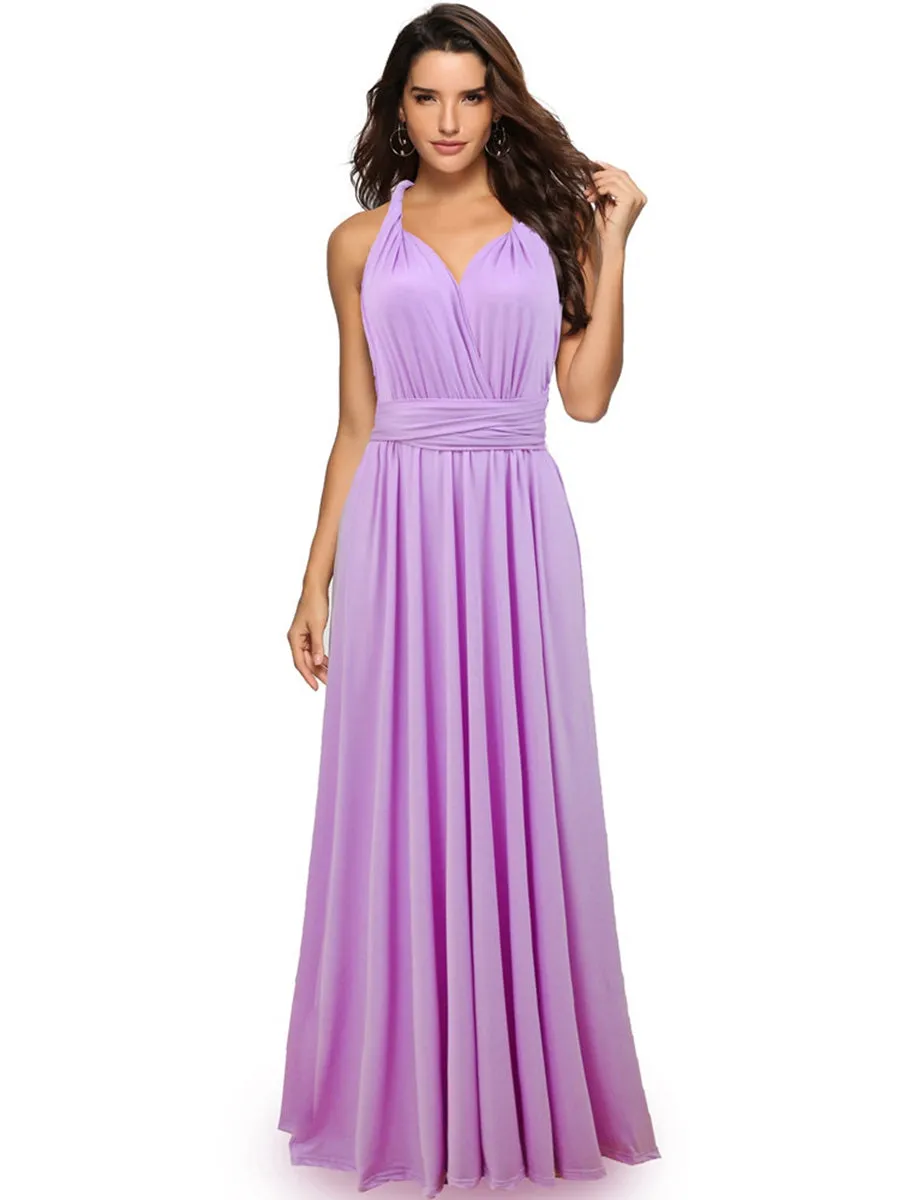 Convertible Warp Maxi Dress Multi Way Wear Party Wedding Bridesmaid Long Dresses