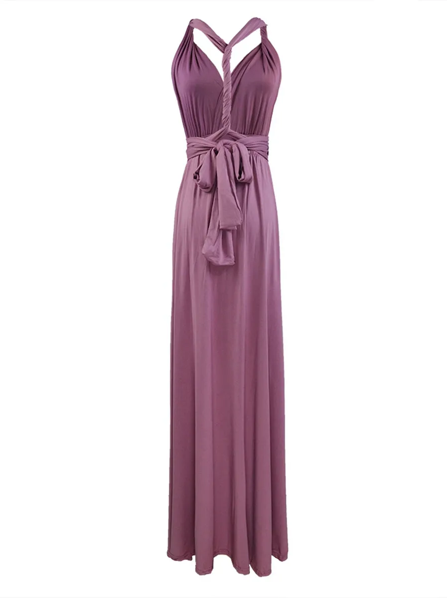 Convertible Warp Maxi Dress Multi Way Wear Party Wedding Bridesmaid Long Dresses
