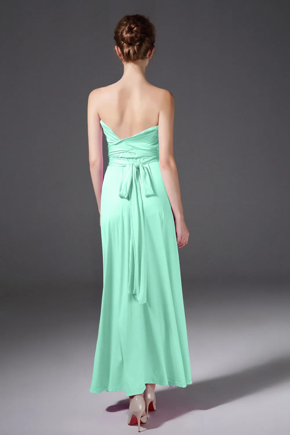Convertible Warp Maxi Dress Multi Way Wear Party Wedding Bridesmaid Long Dresses