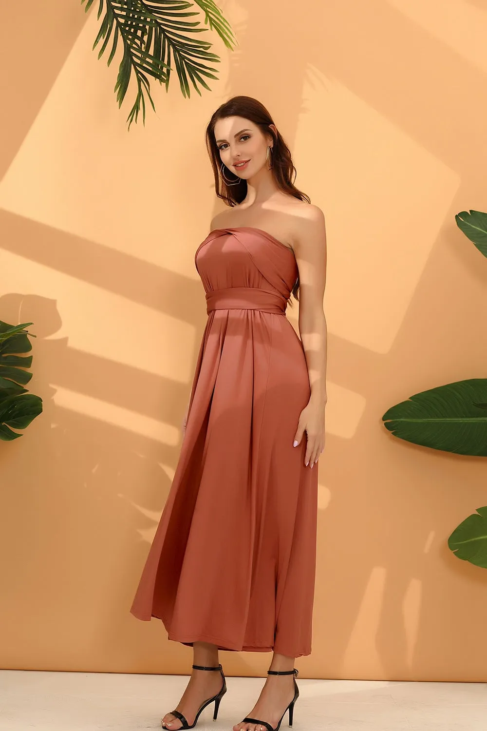 Convertible Warp Maxi Dress Multi Way Wear Party Wedding Bridesmaid Long Dresses