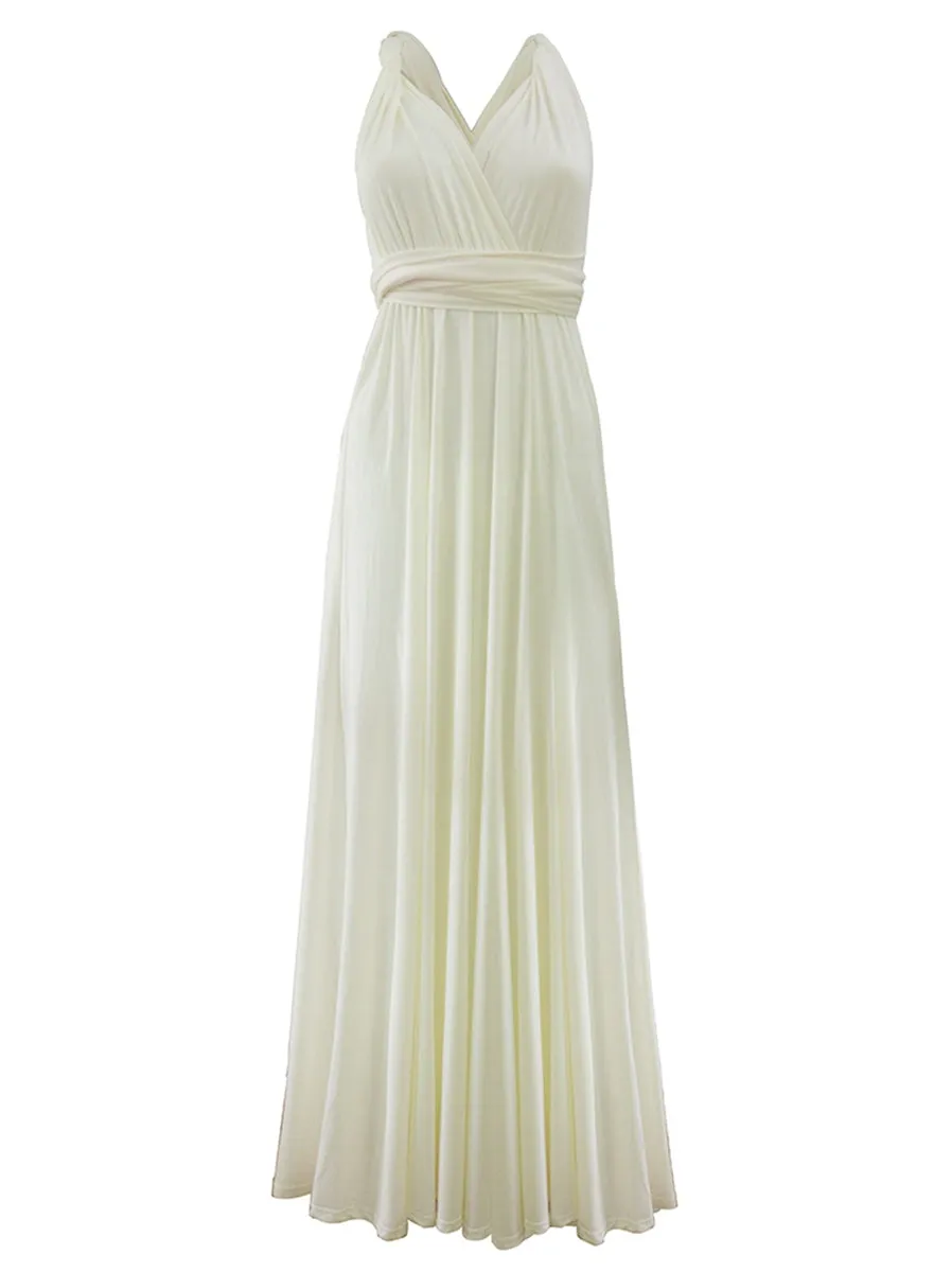 Convertible Warp Maxi Dress Multi Way Wear Party Wedding Bridesmaid Long Dresses