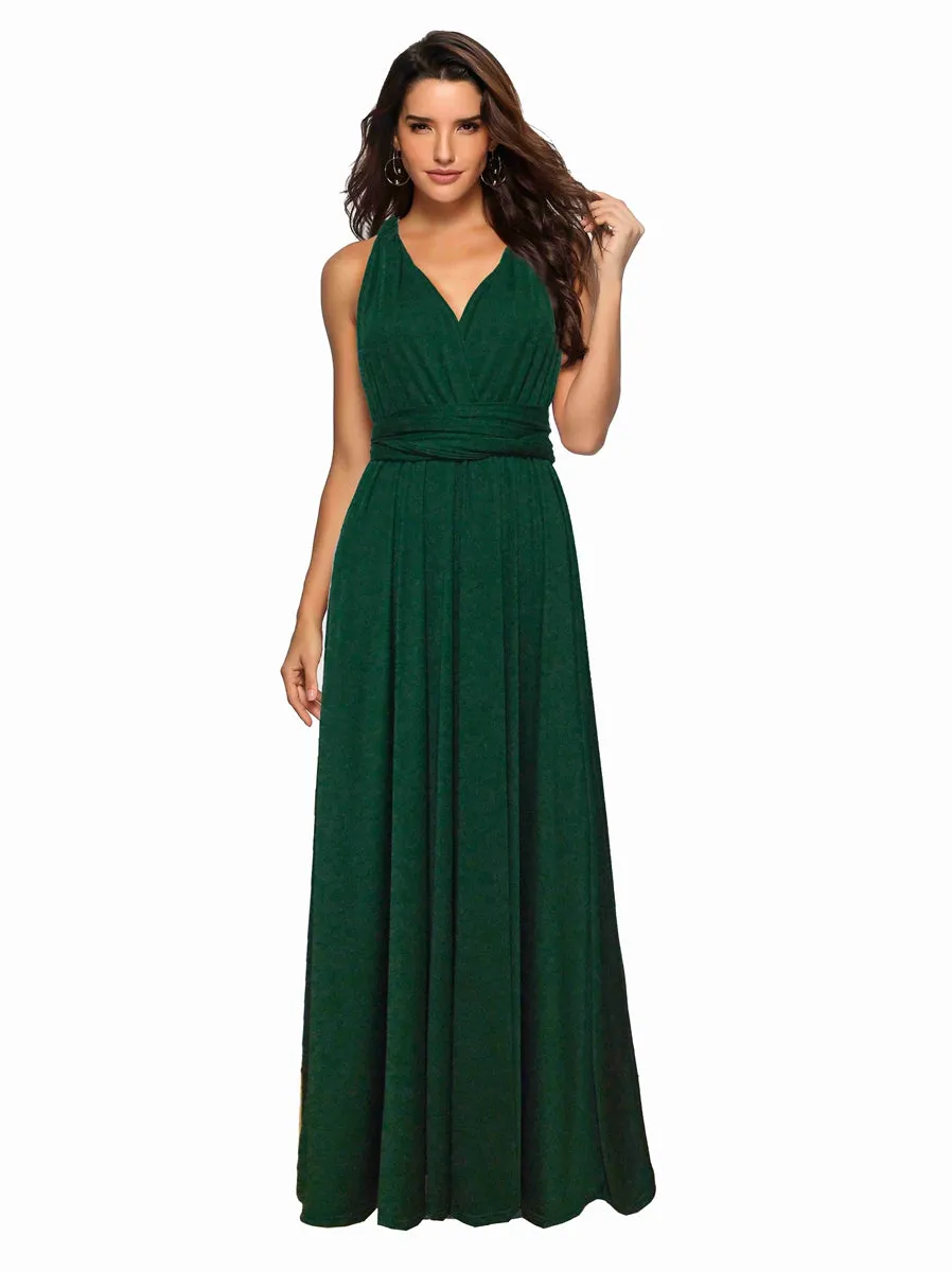 Convertible Warp Maxi Dress Multi Way Wear Party Wedding Bridesmaid Long Dresses