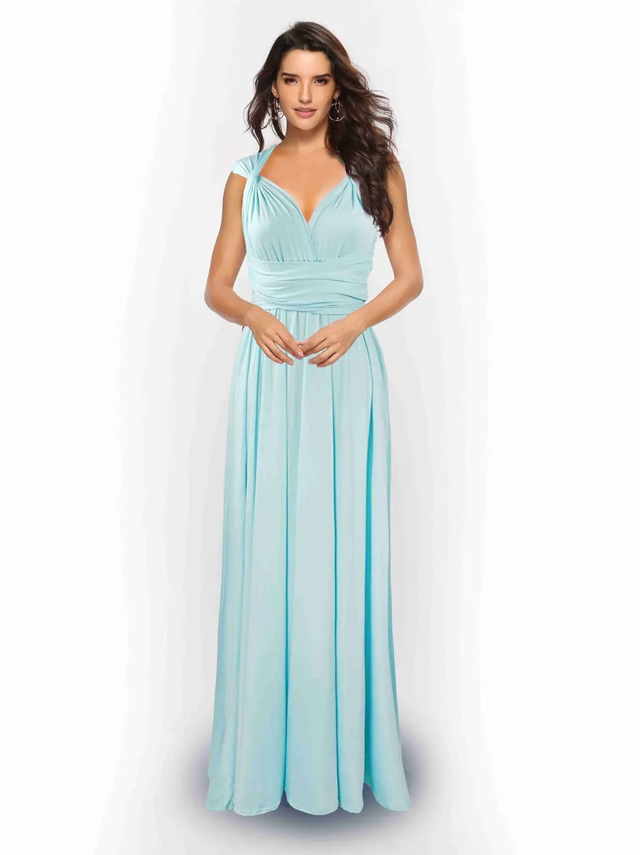 Convertible Warp Maxi Dress Multi Way Wear Party Wedding Bridesmaid Long Dresses