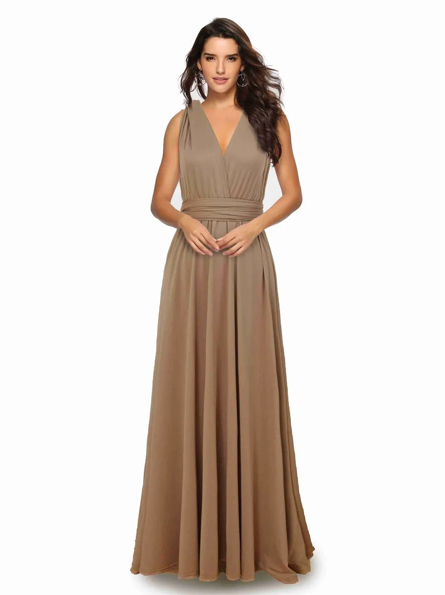 Convertible Warp Maxi Dress Multi Way Wear Party Wedding Bridesmaid Long Dresses