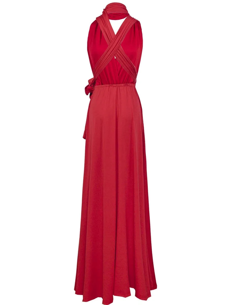 Convertible Warp Maxi Dress Multi Way Wear Party Wedding Bridesmaid Long Dresses