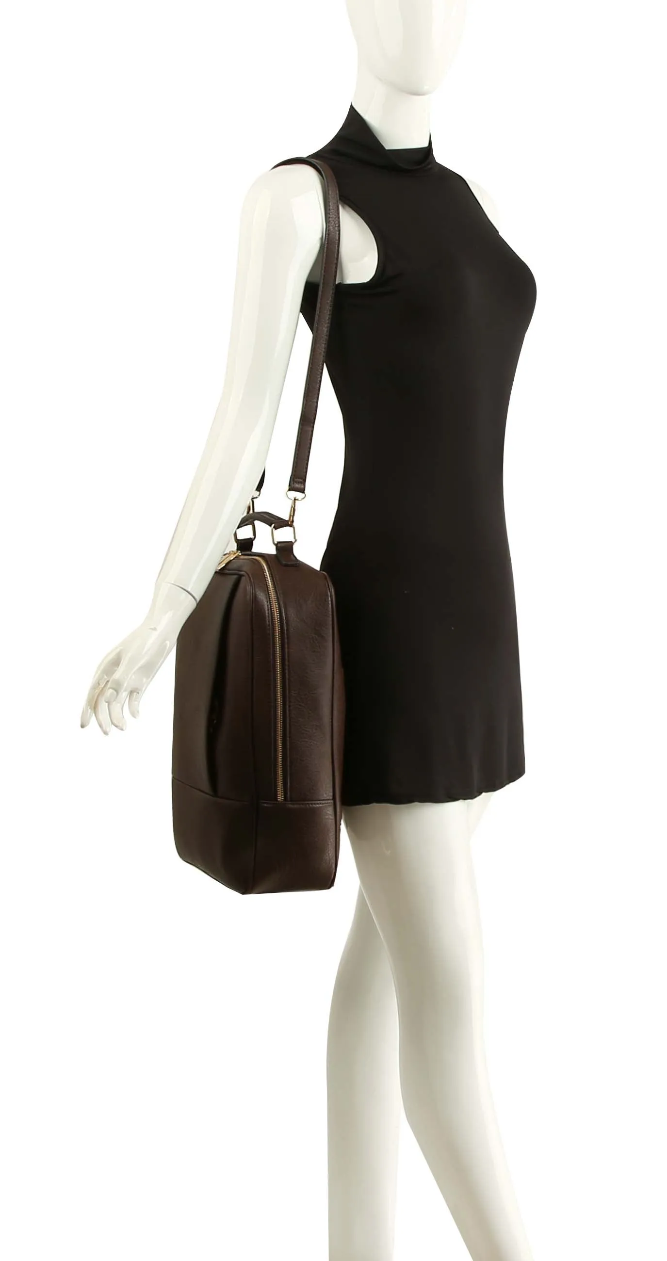 Covertible Backpack Briefcase Messenger Bag