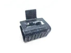 Denim Square Hair Claw Clip