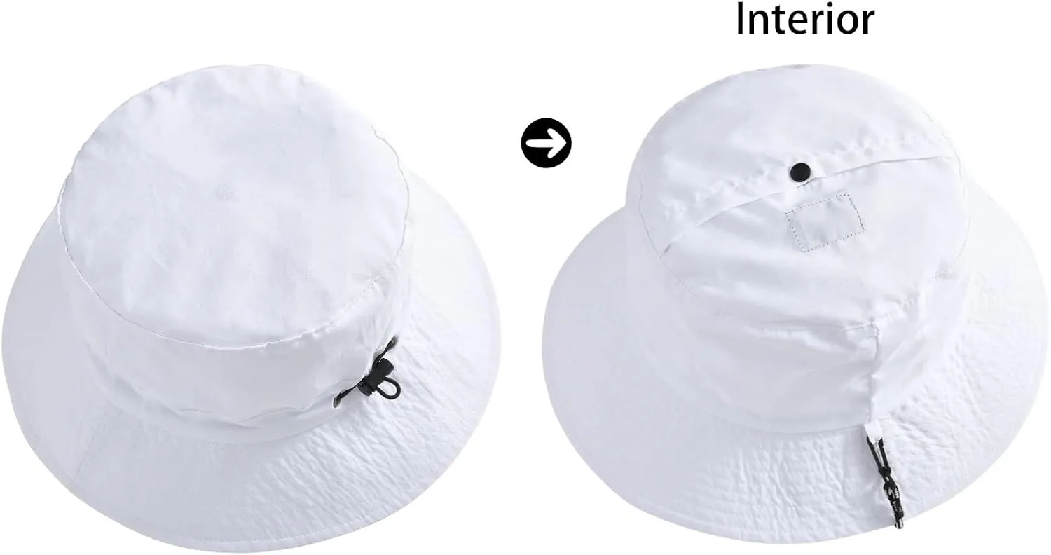 FEICUI Men Women Outdoor Bucket Hat Quick Dry Packable UV Protection Boonie Sun Hat